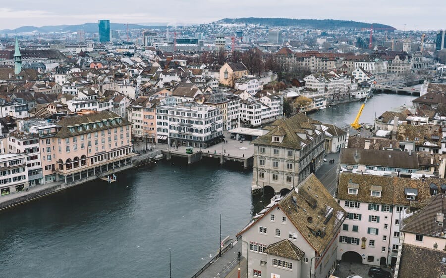 Zurych, Szwajcaria, aby otworzyć działalność gospodarczą