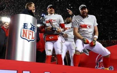 Super Bowl LVII: De spannende wedstrijd tussen de Kansas City Chiefs en de Philadelphia Eagles