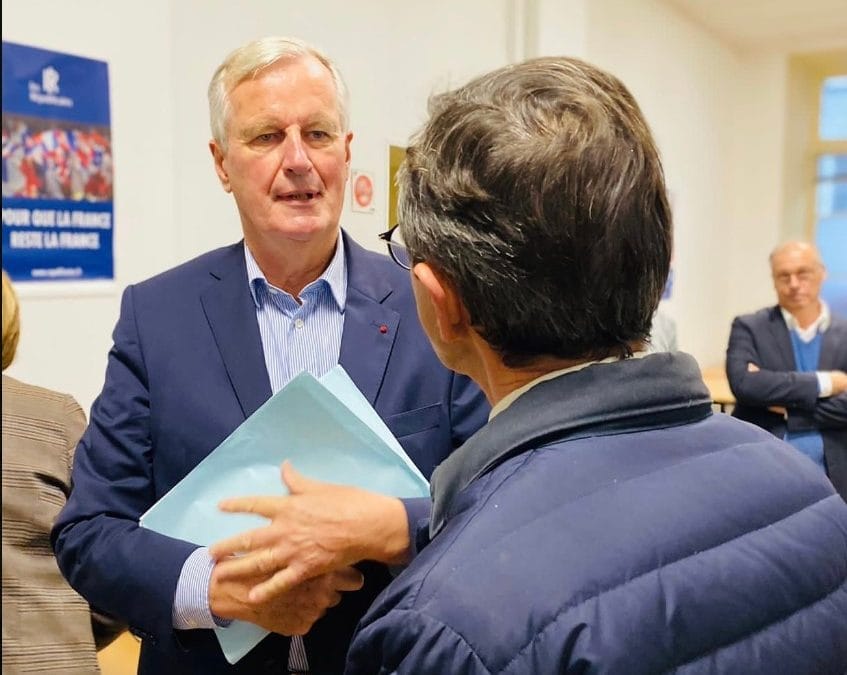 Michel Barnier po sedmih tednih iskanja s strani predsednika MACRONA imenovan za predsednika vlade Francije